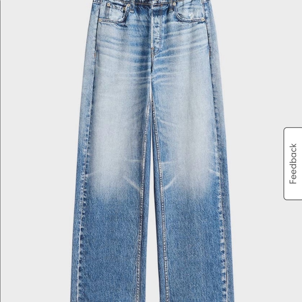 Rag and Bone Miramar wide leg pant size medium.